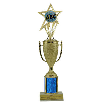 Single Column Cup & Insert Trophy - Spelling - Click to enlarge