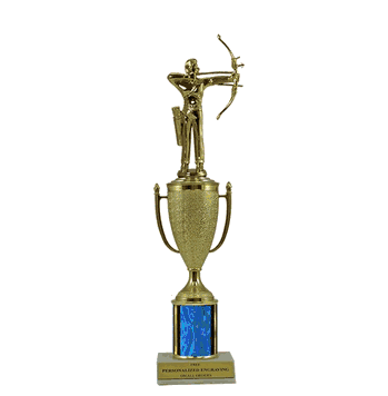 Single Column Cup Trophy - Archery - Click to enlarge