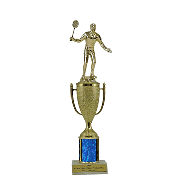 Single Column Cup Trophy - Badminton - Click to enlarge