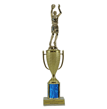 Single Column Cup Trophy - Basketball - Click to enlarge