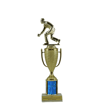 Single Column Cup Trophy - Bocce Ball - Click to enlarge