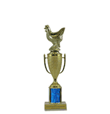 Single Column Cup Trophy - Chicken Figure