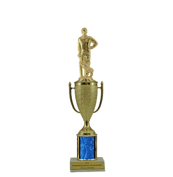 Single Column Cup Trophy - Cricket - Click to enlarge