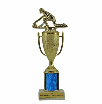 Single Column Cup Trophy - Curling - Click to enlarge
