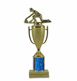 Single Column Cup Trophy - Curling