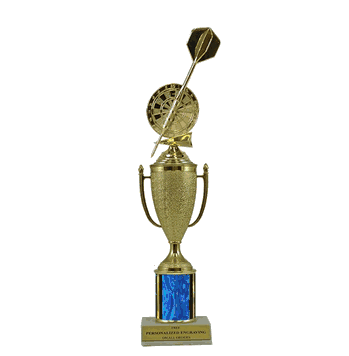 Single Column Cup Trophy - Darts - Click to enlarge