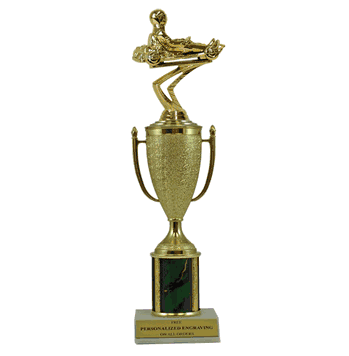 Single Column Cup Trophy - Go Kart - Click to enlarge
