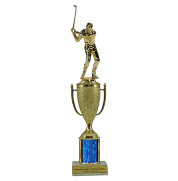 Single Column Cup Trophy - Golf - Click to enlarge