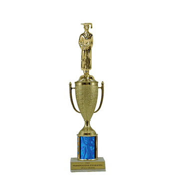 Single Column Cup Trophy - Graduate - Click to enlarge
