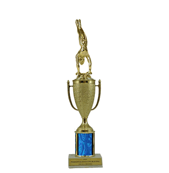 Single Column Cup Trophy - Gymnastics - Click to enlarge