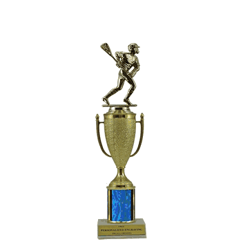 Single Column Cup Trophy - Lacrosse - Click to enlarge