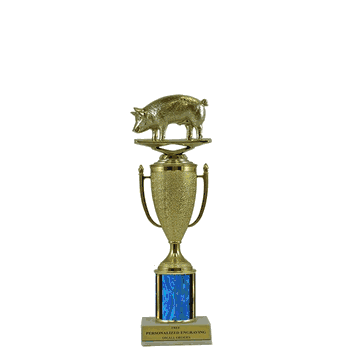 Single Column Cup Trophy - Pig - Click to enlarge