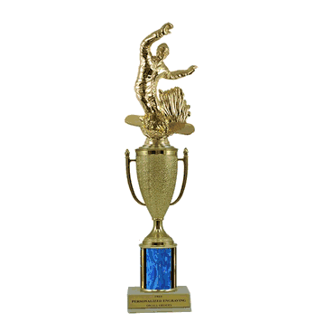 Single Column Cup Trophy - Snowboarder - Click to enlarge