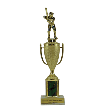Single Column Cup Trophy - Softball - Click to enlarge
