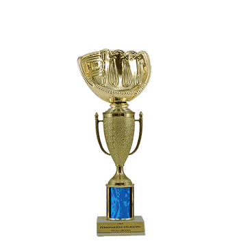 Single Column Cup Trophy - Softball Glove - Click to enlarge