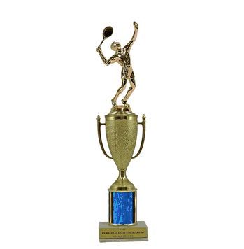 Single Column Cup Trophy - Tennis - Click to enlarge