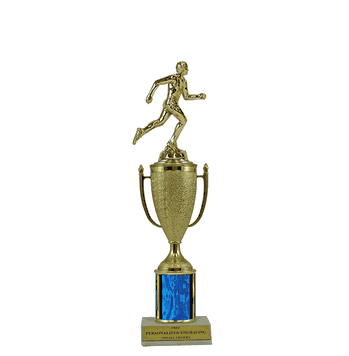 Single Column Cup Trophy - Track & Field - Click to enlarge