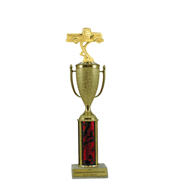 Single Column Cup Trophy - Vintage Pick-up Truck - Click to enlarge