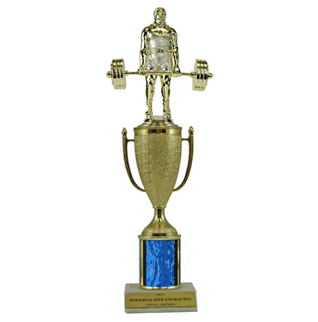 Single Column Cup Trophy - Weightlifting - Click to enlarge