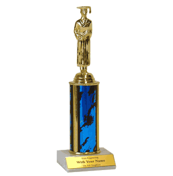 Single Column Elite Series Trophy - Graduate - Click to enlarge