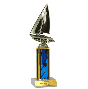 Single Column Elite Series Trophy - Sailing - Click to enlarge