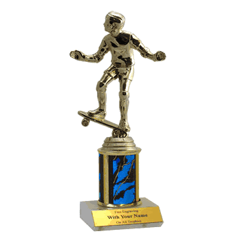 Single Column Elite Series Trophy - Skateboarding - Click to enlarge