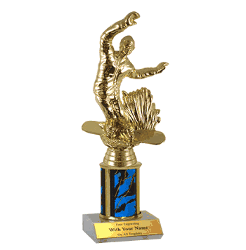 Single Column Elite Series Trophy - Snowboarder - Click to enlarge