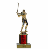 Single Column Golf Trophy - Budget Series
