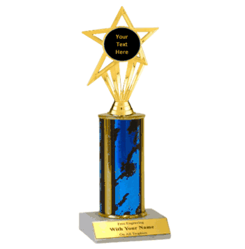 Single Column Insert Trophy - Blank - Click to enlarge