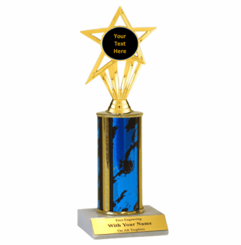 Blank / Custom Single Column Insert Trophy - Click to enlarge