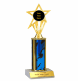 Single Column Insert Trophy - Blank