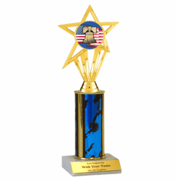 Single Column Citizenship Insert Trophy - Click to enlarge