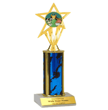 Single Column Insert Trophy - Fair Design - Click to enlarge