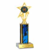 Honorable Mention Single Column Insert Trophy
