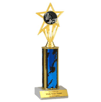 Single Column Insert Trophy - Music - Click to enlarge