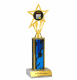 Perfect Attendance Single Column Insert Trophy