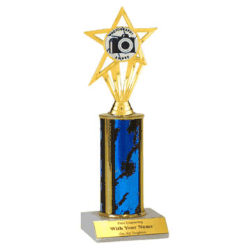 Single Column Insert Trophy - Photography - Click to enlarge