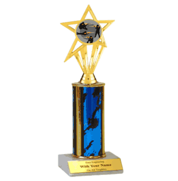 Single Column Insert Trophy - Shooting - Click to enlarge
