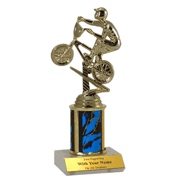 Single Column Trophy - BMX - Click to enlarge