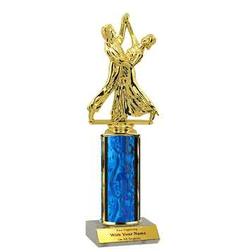 Single Column Trophy - Couples Dancing - Click to enlarge
