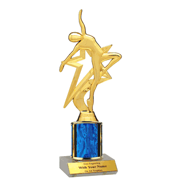 Single Column Trophy - Dance - Click to enlarge