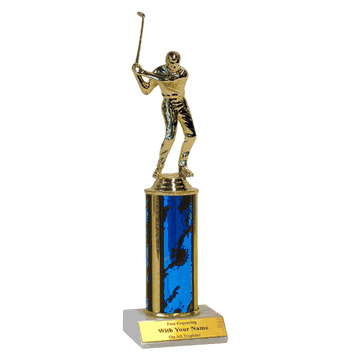 Single Column Trophy - Golf - Click to enlarge