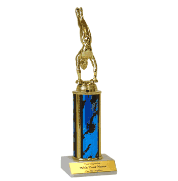 Single Column Trophy - Gymnastics - Click to enlarge