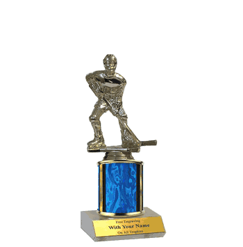 Single Column Trophy - Hockey - Click to enlarge