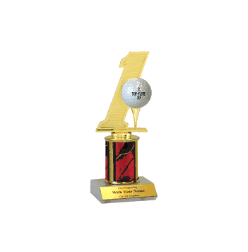 Single Column Trophy - Hole-in-One - Click to enlarge