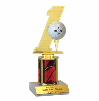 Single Column Trophy - Hole-in-One - Click to enlarge