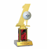 Single Column Trophy - Hole-in-One