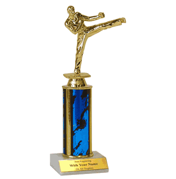 Single Column Trophy - Karate - Click to enlarge
