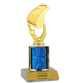 Single Column Trophy - Leadership Whistle