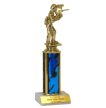 Single Column Trophy - Paintball - Click to enlarge